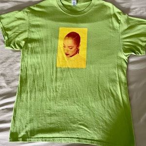 Vintage Green Sade t shirt size large